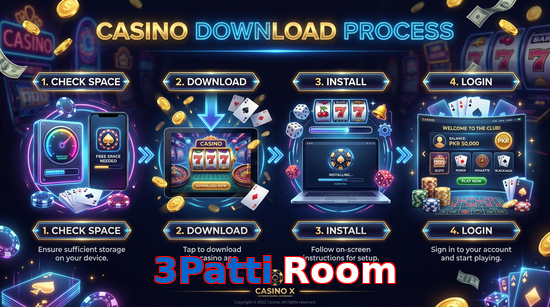 Game list for 3Patti Room download section