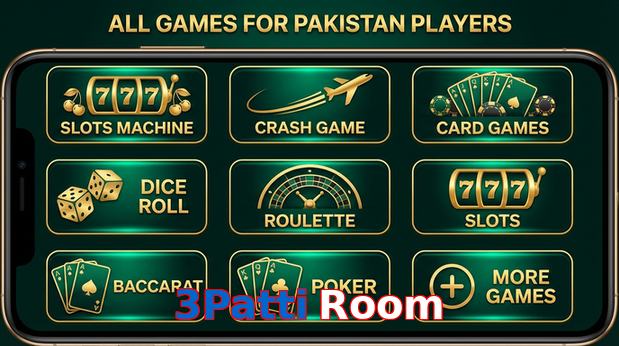Main screen of 3Patti Room games page for PK players