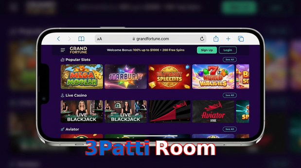 Main screen of 3Patti Room ios page for PK players